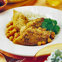 Aromatic Mackerel with Chickpeas